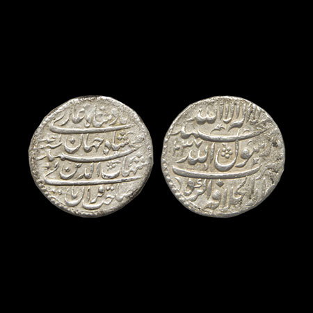 Shah Jahan (AH 1037-1068/1628-1658 AD), Silver Rupee, 11.06gm, Agra Dar ul Khilafat Mint, 