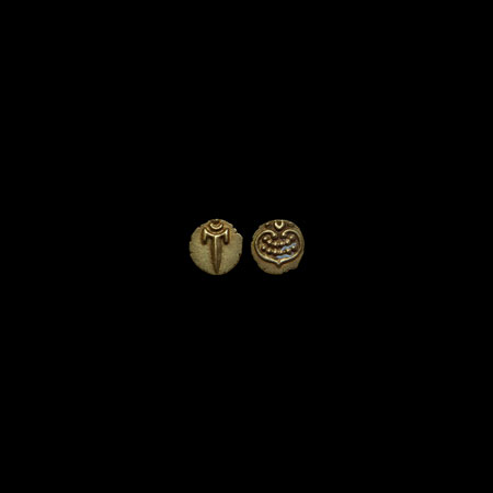 Marathas of Tanjore , Gold Fanam, 0.37gm, crude figure on obv. M&W T2a. Very Fine, Scarce.