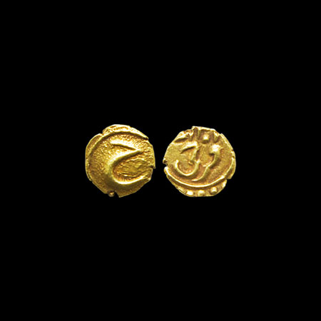 Mysore, Tipu Sultan, (AH 1197-1202/1782-1787 AD, AM 1215-1227/1787-1799 AD), Gold Fanam, 0