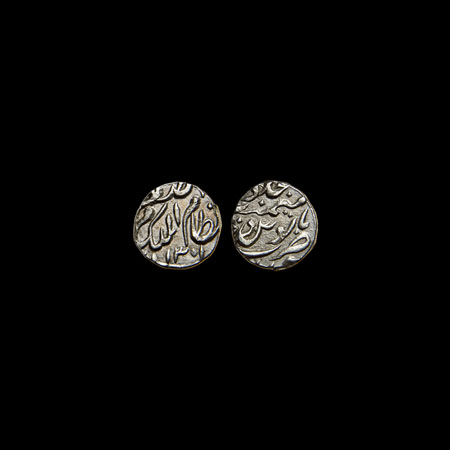 Hyderabad, Silver 1/8 Rupee, 1.36gm, Mir Mahbub Ali Khan II (AH 1285-1329/1869-1911 AD), F
