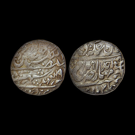 Jaipur, Silver Rupee, 11.47gm, Man Singh II (1922-1949 AD), Sawai Jaipur Mint, in the name