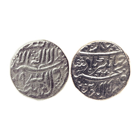 Jahangir, Silver Heavy Rupee (20% overweight), 13.37gm, Tatta Mint, Kalima type, AH 1019/R