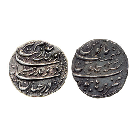 Aurangzeb, Silver Rupee, 11.45gm, Burhanpur Mint, AH 1102/RY 34. KM 300.24. Very Fine, Sca