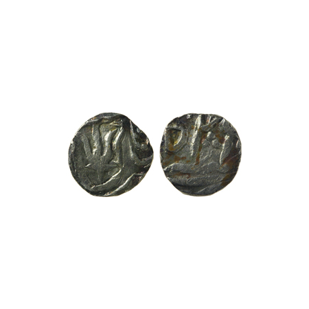 Maratha Confederacy, Silver ¼ Rupee, 2.70gm, Srinagar Mint, in the name of Shah Alam II, A