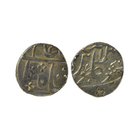 Maratha Confederacy, Silver Rupee, 11.20gm, Vaphgaon Mint, in the name of Shah Alam II, RY