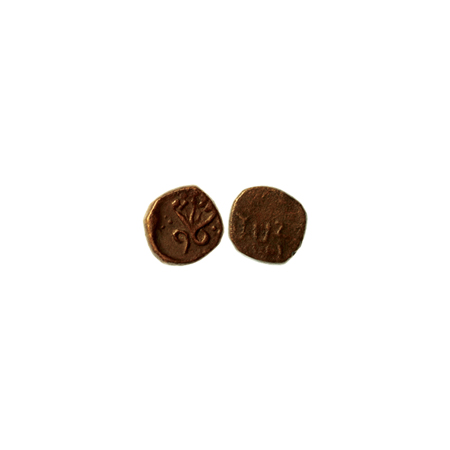 Maratha Dynasty of Ghorpade, Copper Unit, 1.18gm, Qila Venkatgiri, normaly gold coin issue