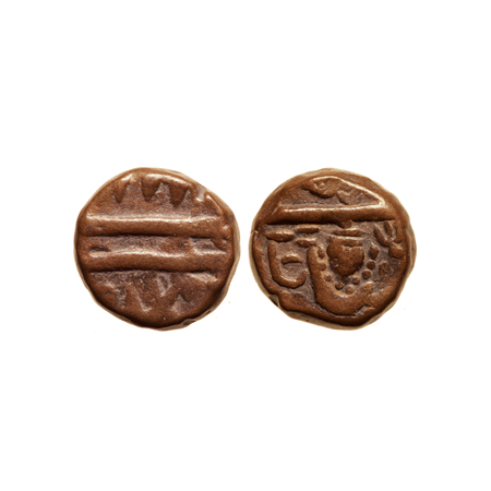 Bhonsla Rajas of Nagpur, Copper Paisa, 10.36gm, Unknown Mint, in the name of Shah Alam II,