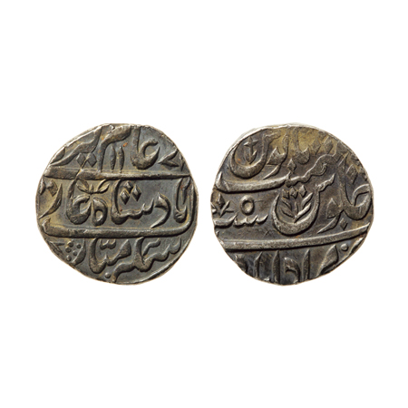 Rohilkhand, Siver Rupee, 10.87gm, Muradabad Mint, under Hafiz Rahmat Khan (AH 1167-1188), 