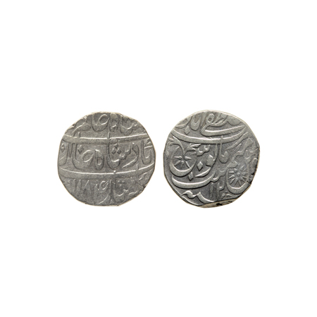 Rohilkhand, Siver Rupee, 10.87gm, Mustafabad (Rampur) Mint, under Faizullah Khan (AH 1167-