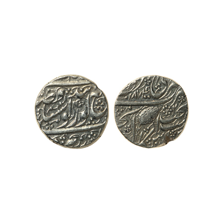 Sikh Empire, Silver Rupee, 10.96gm, Ranjit Singh (VS 1856-1896/1799-1839), Amritsar Mint, 