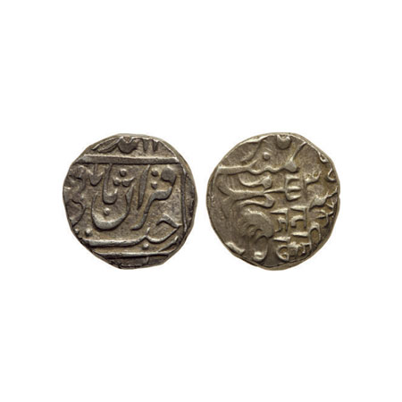 Gwalior, Silver Rupee, 10.89gm, Jankoji Rao (AH 1243-1259/1833-1843AD), in the name of Muh