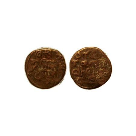 Rewa, Copper 2 Paisa, 14.59gm, Jai Singh Deo (VS 1866-1892 / 1809-1835 AD). KM 14. Very Fi