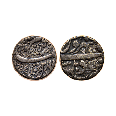 Jahangir, Silver Rupee, 11.18gm, Dehli Mint, Ilahi Decorative Type, Month 'Shahrewar', Dat