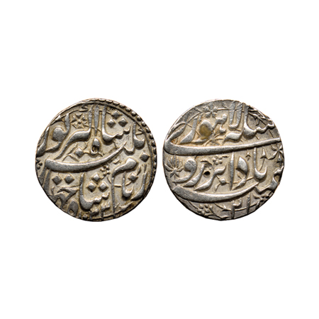Jahangir, Silver Rupee, 11.26gm, Lahore Mint, Ah 1033/21 RY, Bada Bar couplet, Ornamented,