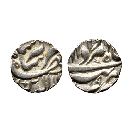 Jahangir, Silver Rupee, 11.36gm, Tatta Mint, Ilahi Type, Amardad 19 RY, KM 145.17. Unc, Sc