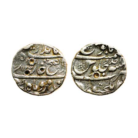 Jahandar Shah, Silver Rupee, 11.37gm, Elichpur Mint, Abul Fateh Type, AH 1124/Ry Ahad (1),