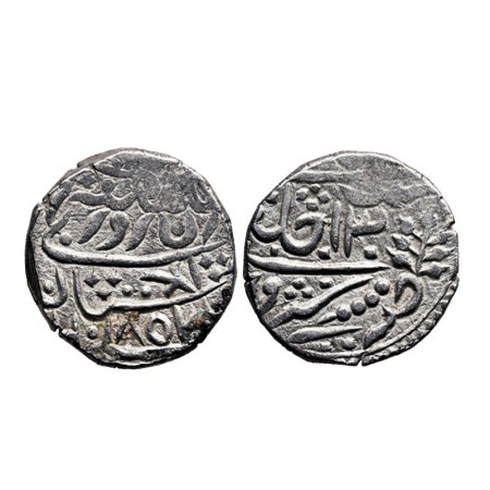 Karauli, Silver Rupee, Madan Pal (AH 1270-1221/ 1759-1806 AD), in the name of Queen Victor
