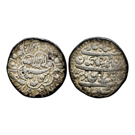 Shah Jahan I, Silver Rupee, 11.32gm, Akbarabad Mint, AH 1040 / RY 4, obverse legends in si