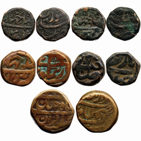 Shah Jahan I, Copper Dam (5), Surat, Lakhnau, Daryakot, Narnol, Akbarabad Dar ul Khilafat,