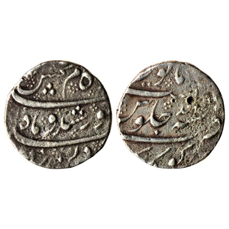 Kam Bakhsh, Silver Rupee, 11.06gm, Gokak Mint, RY Ahad (1). KM 336.4. Very Fine, Extremly 