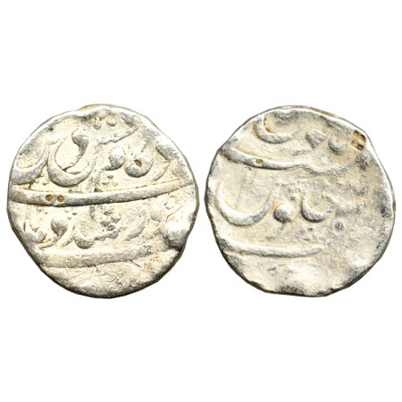 Kam Bakhsh, Silver Rupee, 11.07gm, Nusratabad Mint, RY Ahad (1). KM 336.6. About Very Fine