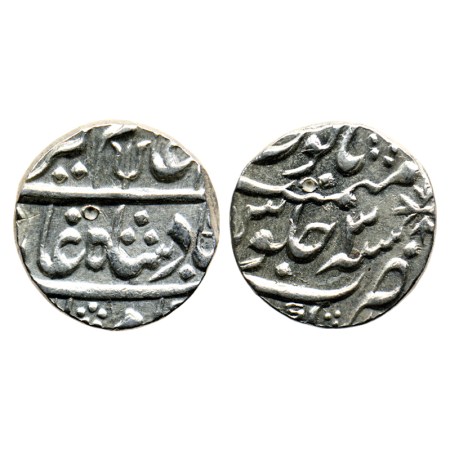 Alamgir II, Silver Rupee, 11.26gm, Kora Mint, AH 1XXX/RY 3, KM 460.12. test marks, Very Fi