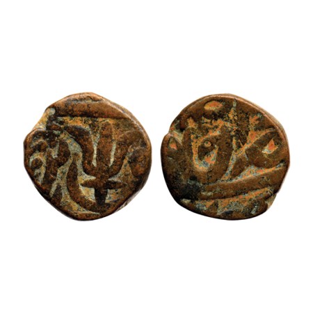 Maratha Confederacy, Copper Paisa, 14.98gm, Jalaun, ( Ba Jalaun Mint Unseen ) in the name 