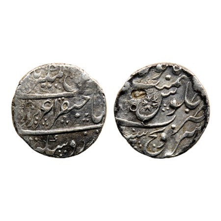 Maratha Confederacy, Silver Rupee, 11.26gm, Sironj Mint, AH (11)72/RY 5, in the name of Al