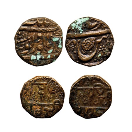 Sikh Empire, Copper Paisa(2), Ranjit Singh (VS 1856-1896/1799-1839 AD), Amritsar Mint, Gob