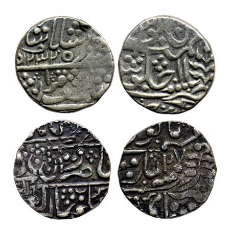 Karauli, Silver Rupee (2), Manak Pal (AH 1186-1233 / 1772-1817 AD), Sawai Jaipur Mint, AH 