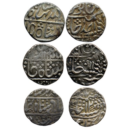 Karauli, Silver Rupee (3), Pratap Pal (AH 1255-1264 / 1838-1848 AD), Sawai Jaipur Mint, AH