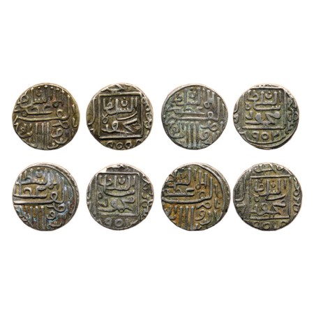 Gujarat Sultanate, Silver 1/2 Tanka (4), (96 rati standard), Nasir Al Din Mahmud Shah I, M