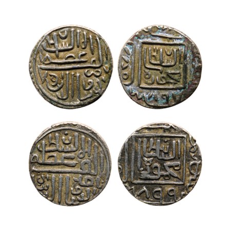 Gujarat Sultanate, Silver 1/2 Tanka, 5.69gm, (96 rati standard), Nasir Al Din Mahmud Shah 