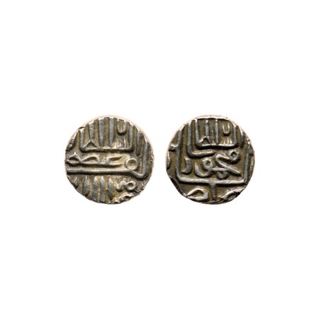 Gujarat Sultanate, Silver 1/2 Tanka, 5.16gm, (96 rati standard), Nasir Al Din Mahmud Shah 