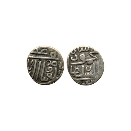 Gujarat Sultanate, Silver 1/4 Tanka, 2.78gm, (96 rati standard), Nasir Al Din Mahmud Shah 
