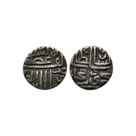 Gujarat Sultanate, Silver 1/4 Tanka, 2.51gm, (96 rati standard), Nasir Al Din Mahmud Shah 