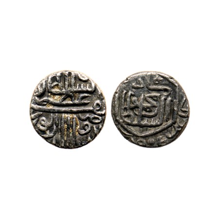 Gujarat Sultanate, Silver 1/2 Tanka, 5.27gm, (96 rati standard), Nasir Al Din Mahmud Shah 