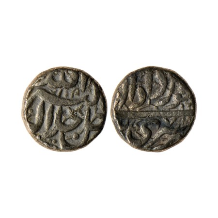 Akbar, Silver Rupee, 10.80gm, Srinagar Mint, RY 47, Ilahi month 'Khurdad'. KM 93.15. Very 