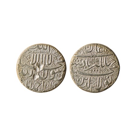Jahangir, Silver Heavy Rupee (20% overweight), 13.13gm, Ahmadabad Mint, AH 1016 / RY 2. KM