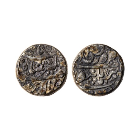 Jahangir, Silver Rupee, 11.40gm, Burhanpur Mint, Ilahi Month 'Farwardin'. KM 145.5. Very F