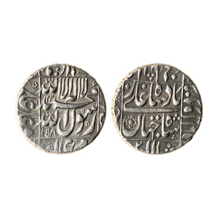 Shah Jahan I, Silver Rupee, 11.39gm, Daulatabad Mint, AH 1058 / RY 2X, legends in square a