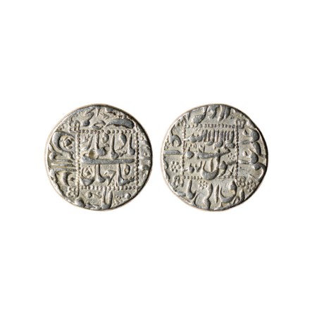 Shah Jahan I, Silver Rupee, 11.21gm, Lakhnau Mint, AH 1056 / RY 6 (error in RY date should