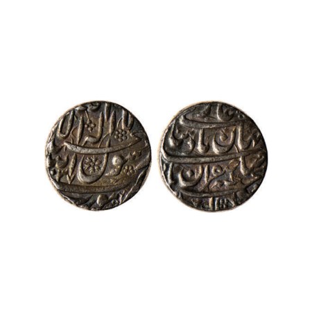 Shah Jahan I, Silver Rupee, 11.38gm, Surat Mint, AH X037 / RY 1, interesting coin with san