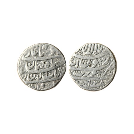 Shah Jahan I, Silver Rupee, 10.72gm, Surat Mint, AH 1038 hijri . KM 224.13. Test marks, Ab