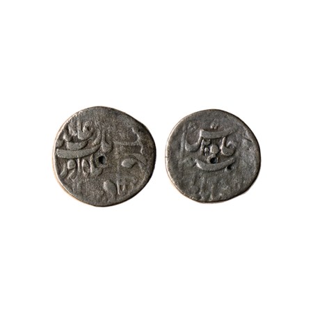 Aurangzeb, Silver Rupee, 11.15gm, Jahangirnagar Mint, legends in square type area, KM 301.