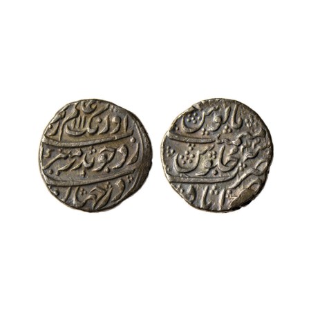 Aurangzeb, Silver Rupee, 11.47gm, Nasirabad Mint, AH 111(1101) / RY 34. KM 300.67. About V