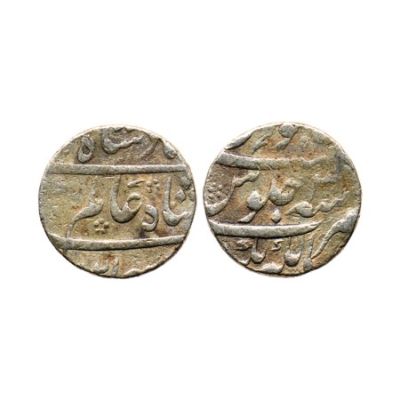 Shah Alam Bahadur , Silver Rupee, 11.46, Jahangirnagar Mint, AH Unseen / RY 3. KM 347.9. F