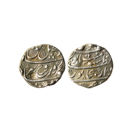 Farrukhsiyar, Silver Rupee, 11.20gm, Bijapur Dar ul Zafar Mint, RY 4. KM 377.21. Counter s
