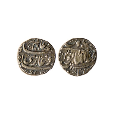 Alamgir II, Silver Rupee, 11.50gm, Kankruti Mint, Al Manus type, overstruck mark seen on R