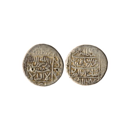 Alamgir II, Silver Rupee, 11.07gm, Shahjahanabad Mint, Kalima type, Aurangzeb had withdraw